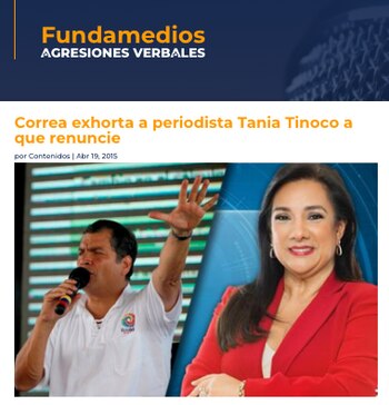 Fundamedios alertó sobre los ataques