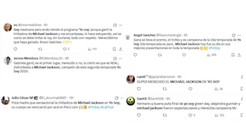 Gabriela Villanueva, imitadora de Michael