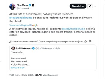 Musk indicó que Trump será