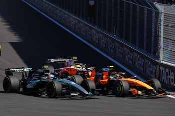 Imagen de la carrera en Madrid. (Foto AP/Manu Fernández)