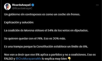 Opinión de Ricardo Anaya acerca