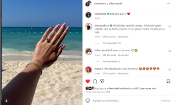 La mano de Romina Delgado