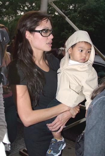 Angelina Jolie con Maddox en