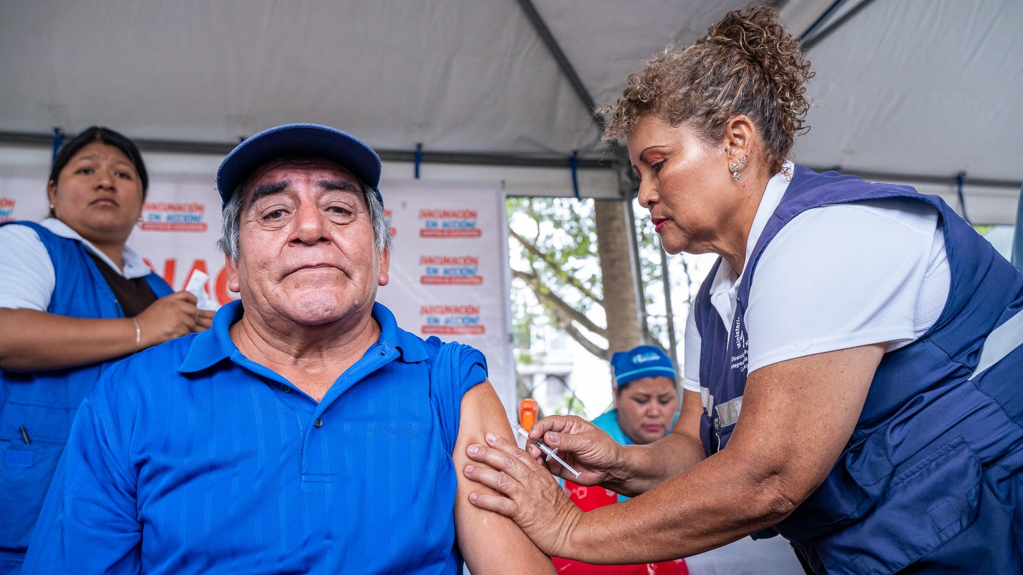 La iniciativa abarcará a niñas, niños y adultos vulnerables, impulsando la vacunación contra el sarampión ante el aumento de casos en los últimos meses (Foto cortesía Ministerio de Salud y Asistencia Social)