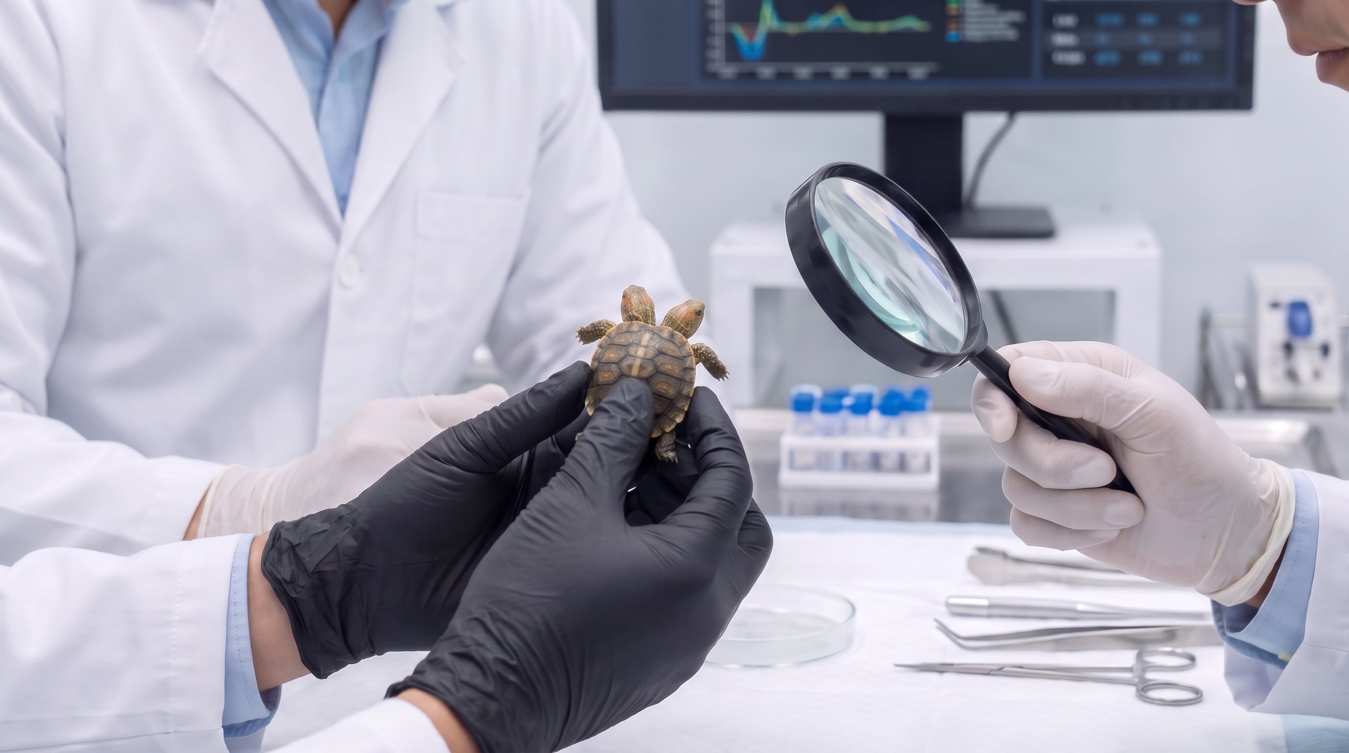 Las dimensiones reducidas de la cría impiden a los veterinarios determinar el sexo del animal en la actualidad (Imagen Ilustrativa Infobae)