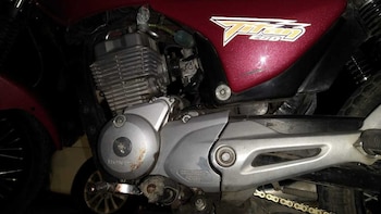 El cubreblock de la moto