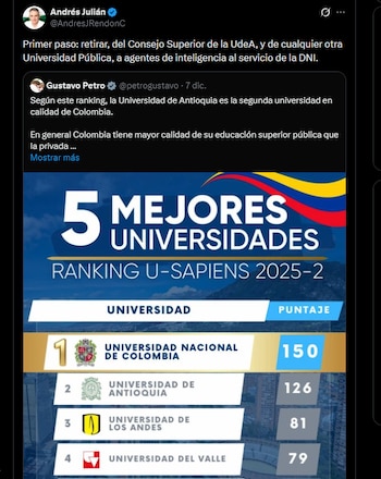 Andrés Julián Rendón respondió a