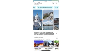 Al descargar el mapa, se