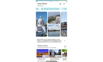 Al descargar el mapa, se