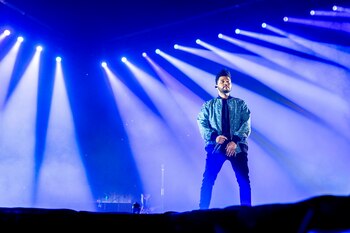 El artista canadiense The Weeknd.