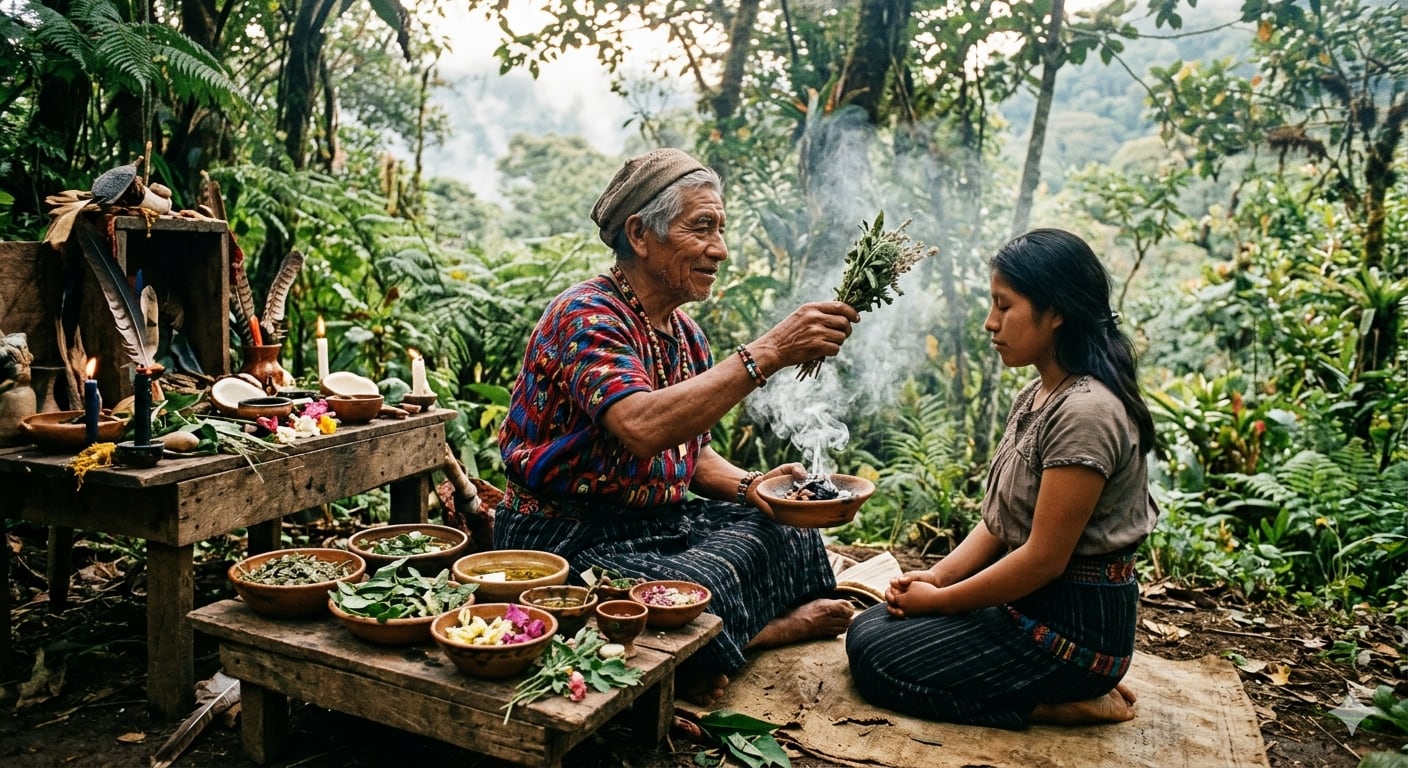 La Casa de Desarrollo Cultural de Cobán organizó la jornada educativa enfocada en los saberes tradicionales y la salud integral Q’eqchi’. (Visuales IA)