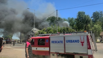 El incendio en la cervecería