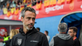 Jorge Vilda y un alto