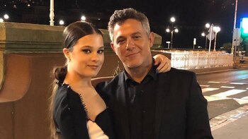 Alejandro Sanz y su hija