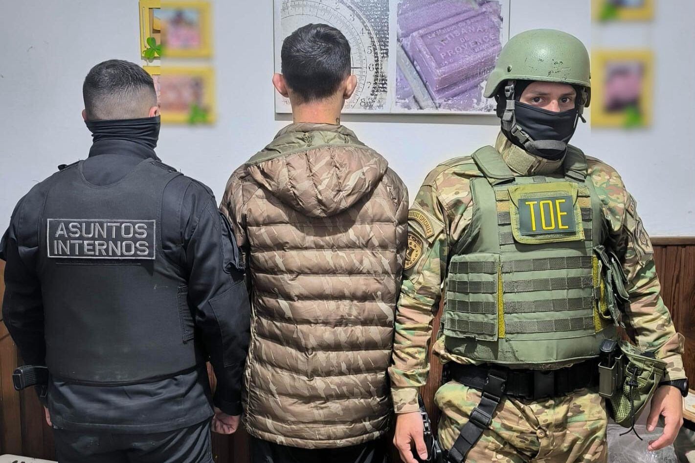 Detuvieron en Rosario a R. O., exintegrante del clan Alvarado que ahora es parte de Los Monos (Foto: Gobierno de Sante Fe)