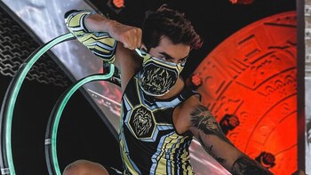 El joven modelo regresó al