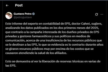 Gustavo Petro volvió a cuestionar