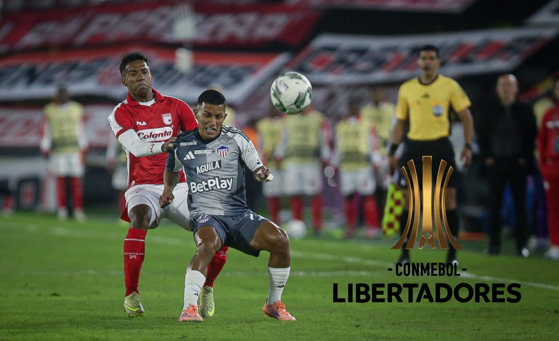 Santa Fe y Junior esperan por el sorteo de la fase de grupos de la Copa Libertadores para saber sus rivales - crédito Colprensa