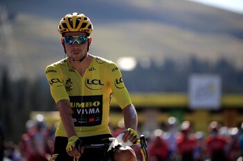 El esloveno Primoz Roglic. EFE/EPA/CHRISTOPHE