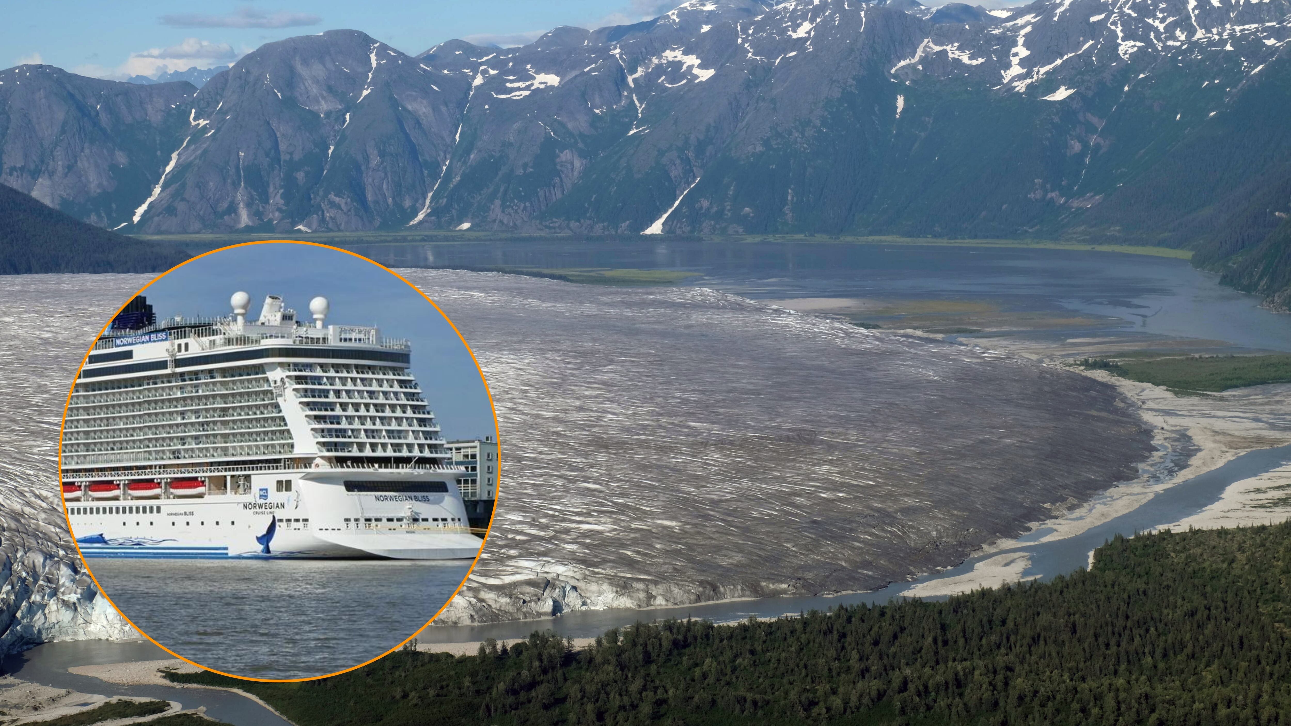 Juneau, Alaska, y un crucero de Norwegian Bliss.