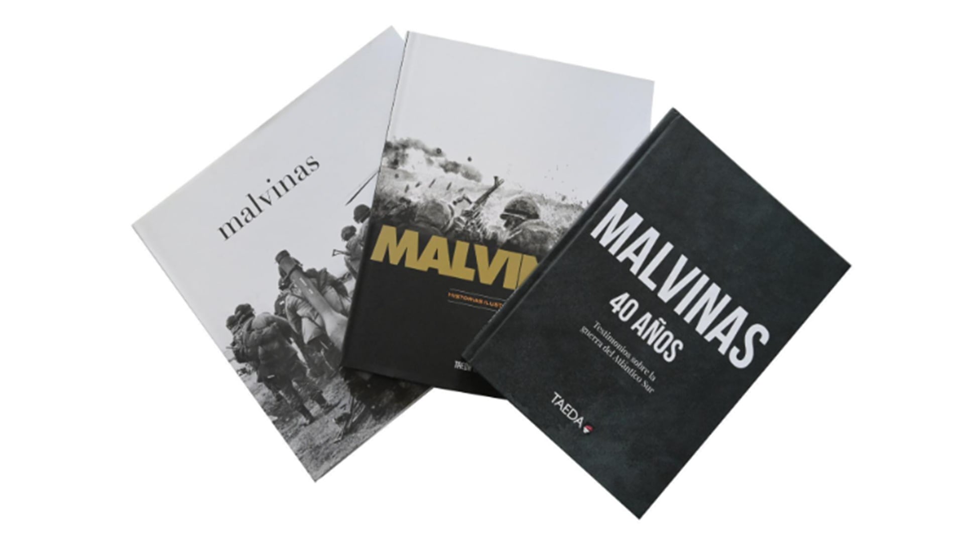 Publicamos libros como Malvinas, 40 años; Malvinas, cuatro viajes (1982-2022); Malvinas: un reportaje visual y Malvinas, historias ilustradas (Foto: archivo DEF)