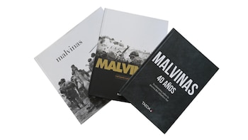 Publicamos libros como Malvinas, 40 años; Malvinas, cuatro viajes (1982-2022); Malvinas: un reportaje visual y Malvinas, historias ilustradas (Foto: archivo DEF)