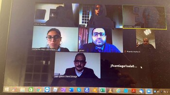 La audencia por Zoom