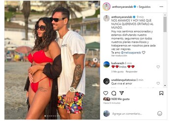 Anthony Aranda le dedica mensaje