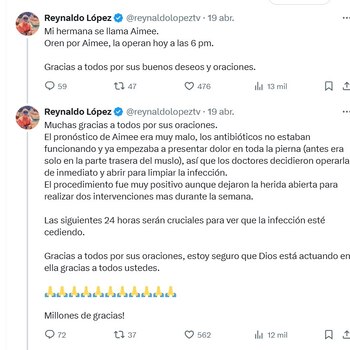 La infección bacteriana provocó insuficiencia