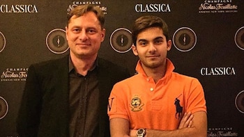 Vladimir Marugov y su hijo