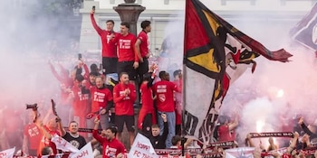 El equipo afrontará el reto de consolidarse en la élite del fútbol suizo y disputar torneos continentales por primera vez como campeón(Instagram/FC Thun)