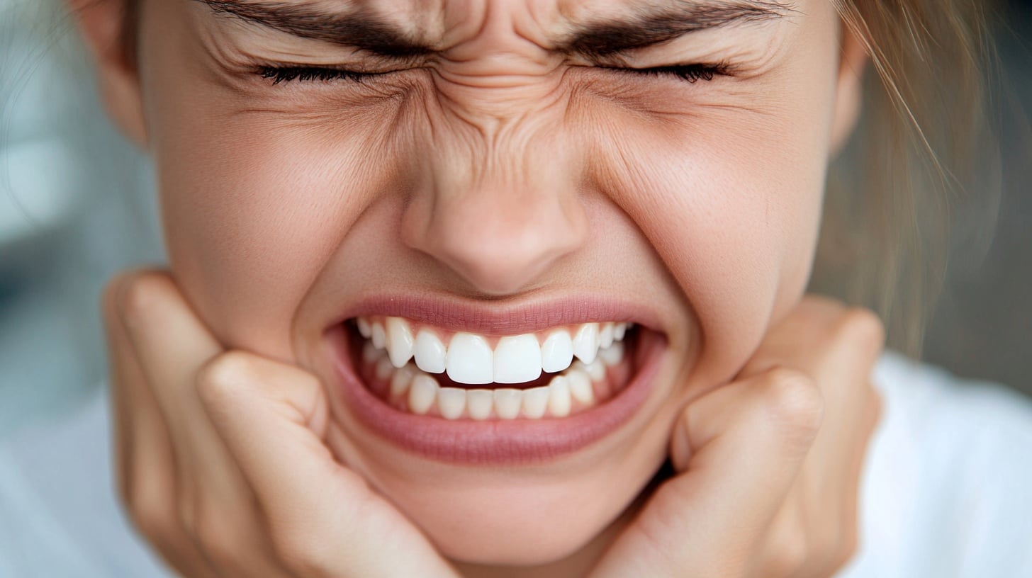 El bruxismo, el cepillado agresivo con cerdas duras y los tratamientos de blanqueamiento agravan la exposición de la dentina y generan mayor sensibilidad (Imagen Ilustrativa Infobae)