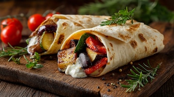 Wrap de verduras. (AdobeStock)