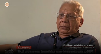 Minjus anuncia nulidad de contratos por S/16,2 millones tras cuestionamientos a empresa de seguridad. Captura: América TV.