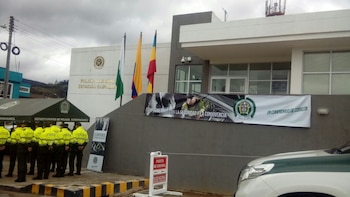 Imagen de la estación de Chipaque. Foto: Policía Cundinamarca