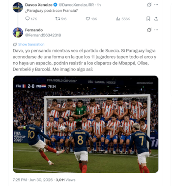 Memes Francia-Paraguay
