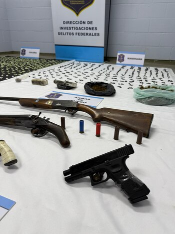 Las armas secuestradas