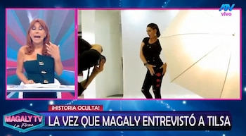 Magaly Medina responde sin filtros a Tilsa Lozano: “Su vida en verdad es patética”. Captura: Magaly TV La Firme.