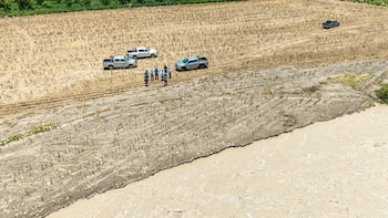 El desborde del río Pisco,