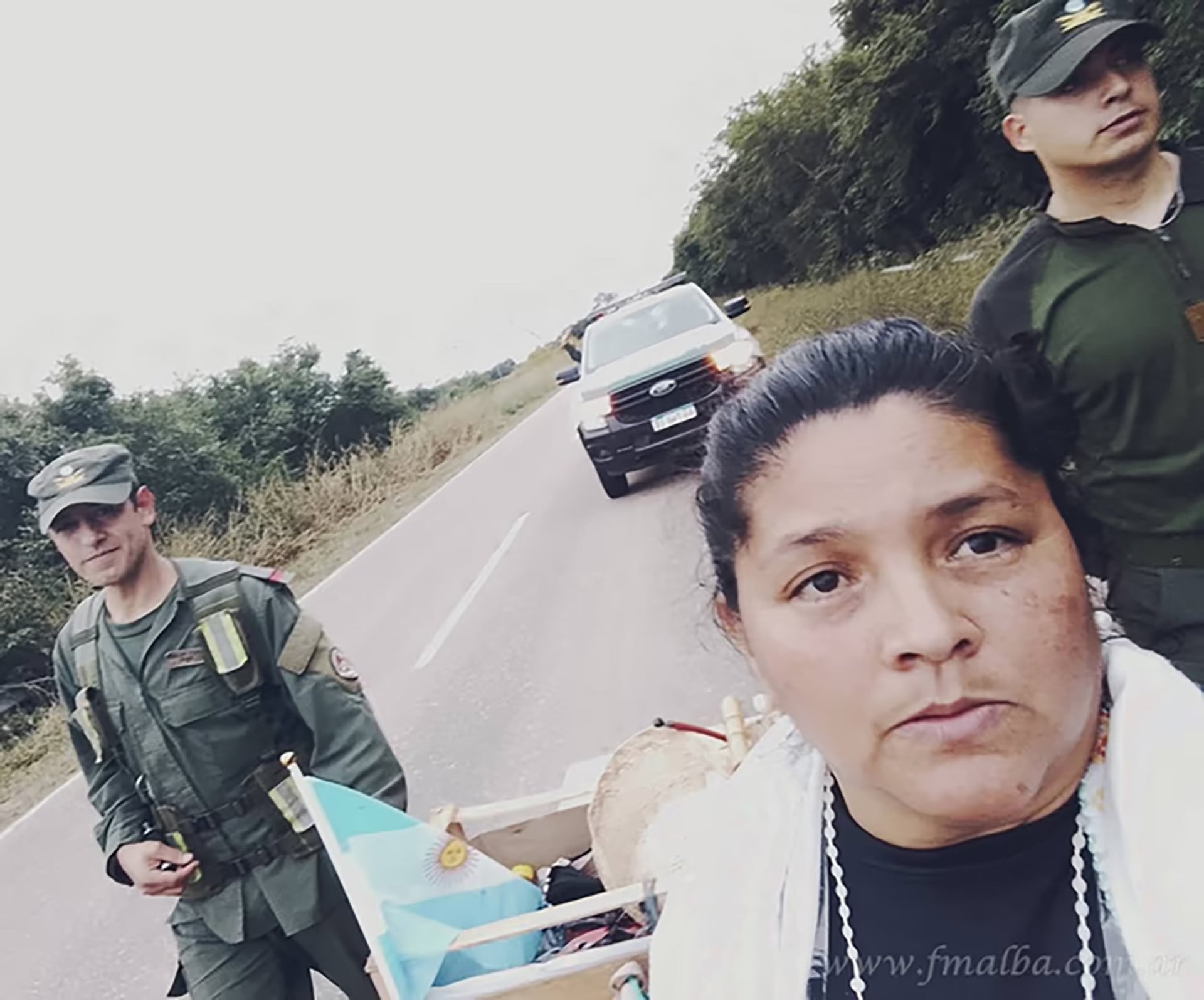 Mariana Aranda agradeció la propuesta del MPF, pero ratificó que completará la caminata antes de reunirse en la capital de Salta (NA)