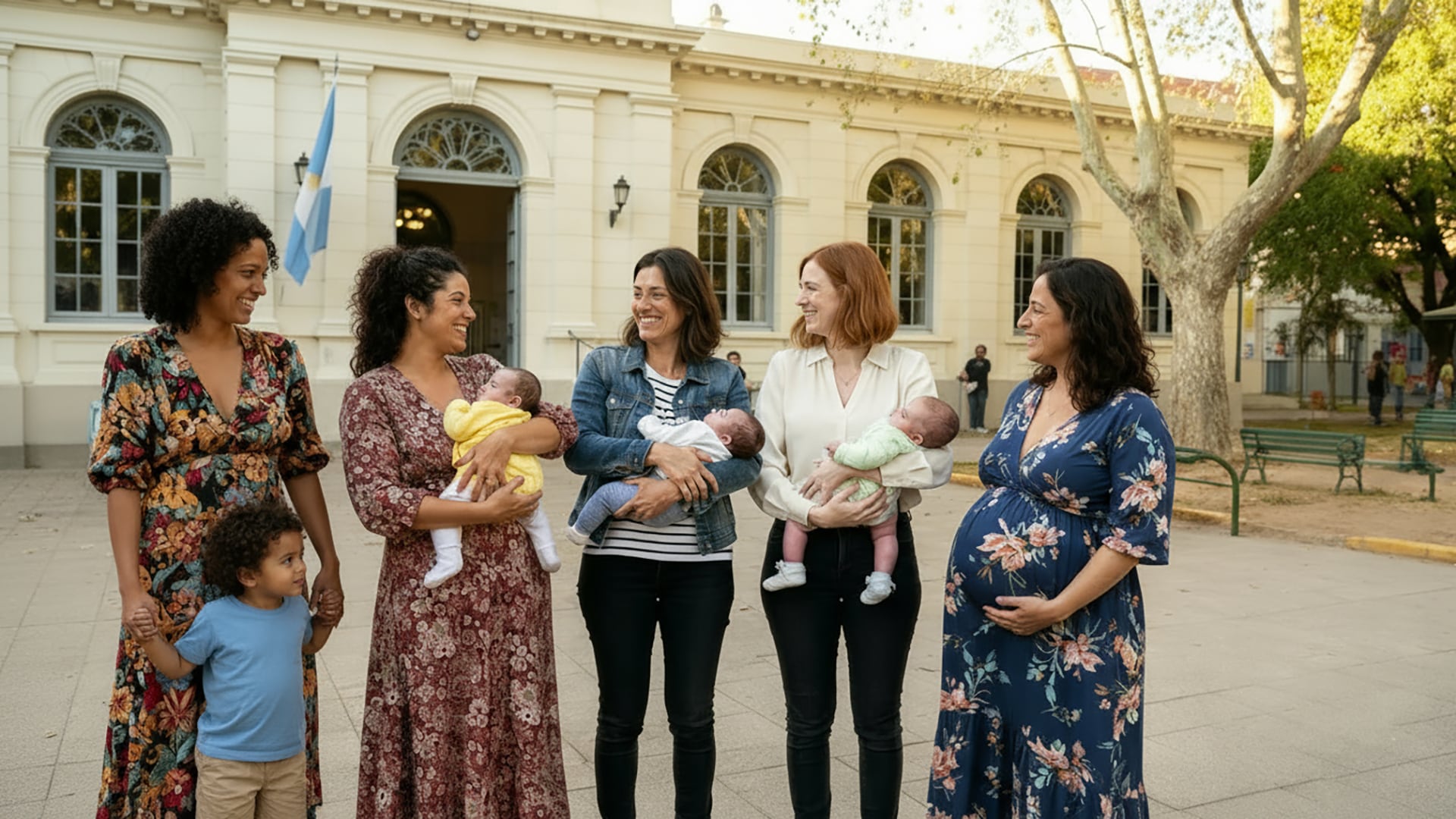 La vicejefa de gobierno Clara Muzzio se reunió en Roma con Eugenia Roccella para analizar políticas de natalidad y crisis demográfica (Imagen Ilustrativa Infobae)