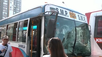 Accidente en la avenida Brasil: