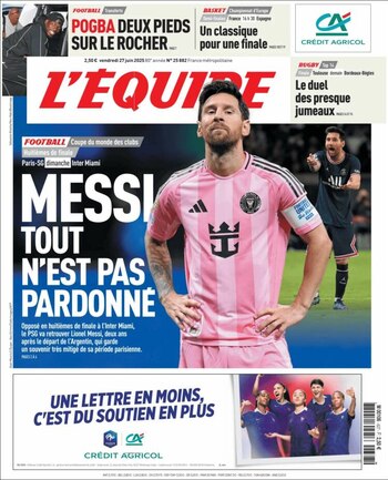 La tapa del diario francés