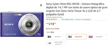 Este es el precio por