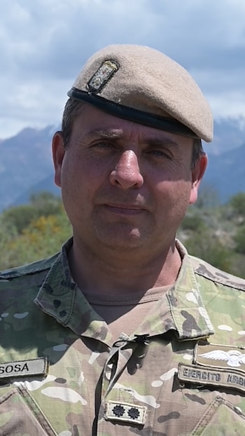 El teniente coronel Sosa es