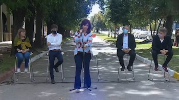 Cristina Kirchner en el último
