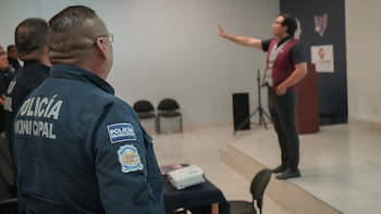 La policía municipal de Baja