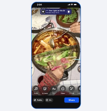 Varias funciones de edición de imágenes ahora han sido optimizadas con IA. (Facebook)