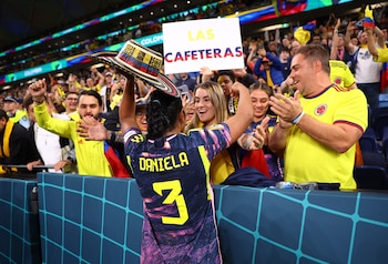 La celebración de Daniela Arias