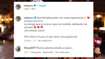 Tula Rodríguez celebró su conducción